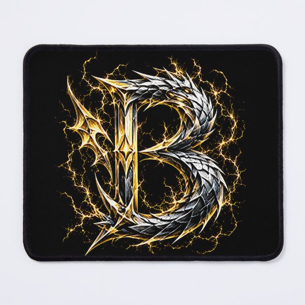 Item preview, Aurefang Dragonsteel Letter B designed and sold by BlissBlvdShop.