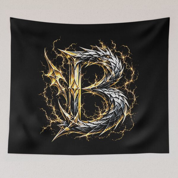 Item preview, Aurefang Dragonsteel Letter B designed and sold by BlissBlvdShop.