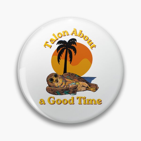 Item preview, Talon About a Good Time | Funny Hawk Birdwatching Summer Design | Birdwatching Pun Twitcher designed and sold by Neurospicy Trolls.
