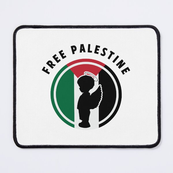 Item preview, Free Palestine Angel Child Flag Peace Symbol Sticker designed and sold by topprinting.
