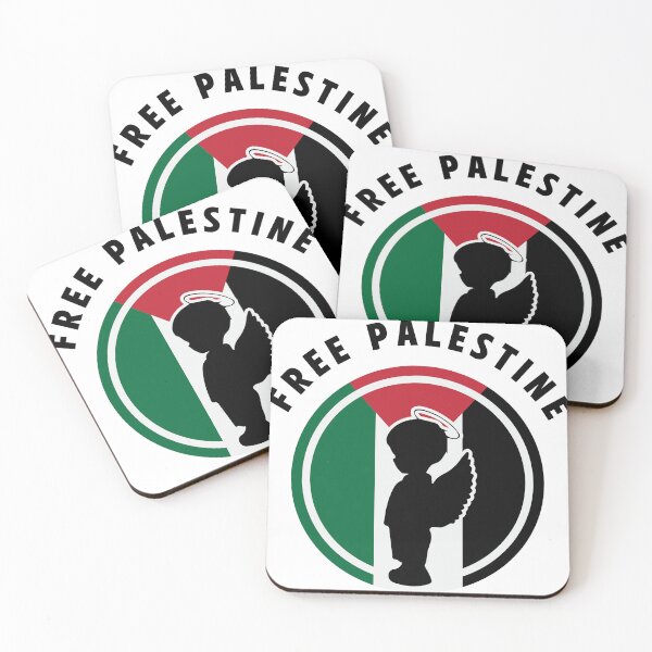 Item preview, Free Palestine Angel Child Flag Peace Symbol Sticker designed and sold by topprinting.