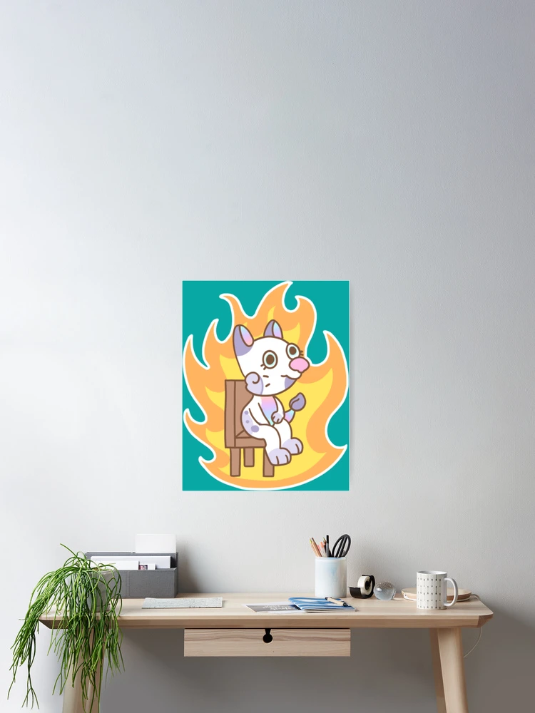 Thumbnail 2 of 3, Poster, Character In Fire designed and sold by CreatiePattern.