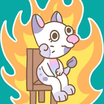 Artwork thumbnail, Character In Fire by CreatiePattern