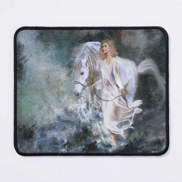 Item preview, April and the White Horse - Into the Mist designed and sold by Marie Helyar Art & Keepsakes.