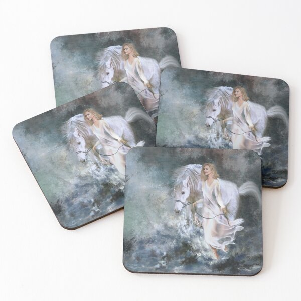 Item preview, April and the White Horse - Into the Mist designed and sold by Marie Helyar Art & Keepsakes.