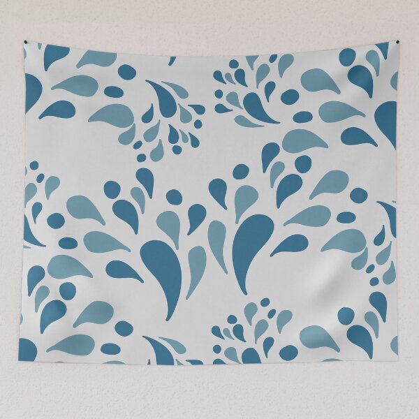 Item preview, Abstract Blue Water Droplets Organic Pattern. designed and sold by Jyoti-Quotes.