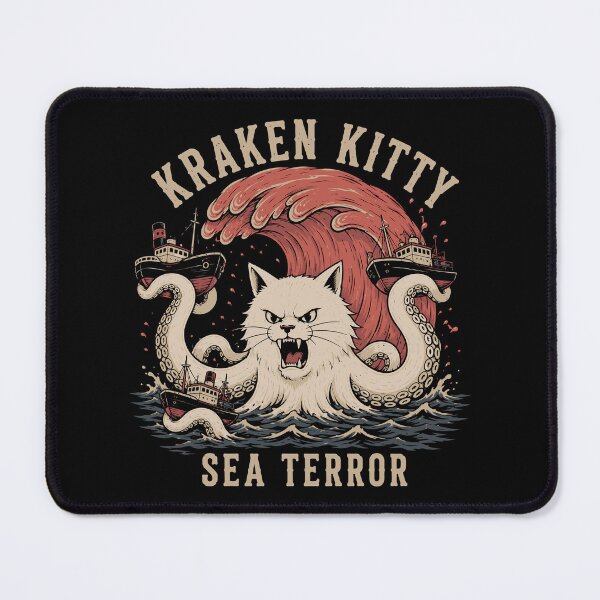 Item preview, Monster Cat | Kraken Kitty Sea Terror designed and sold by Leeded.
