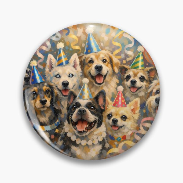 Item preview, Happy Barkday Party with Balloons designed and sold by M-Y-A-R-T-.