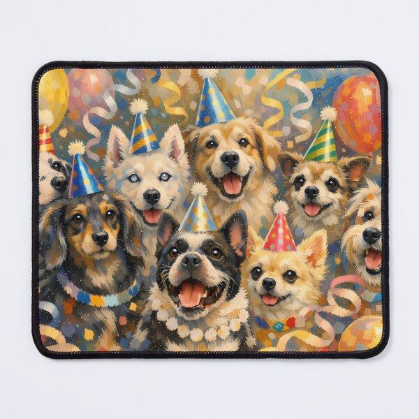 Item preview, Happy Barkday Party with Balloons designed and sold by M-Y-A-R-T-.