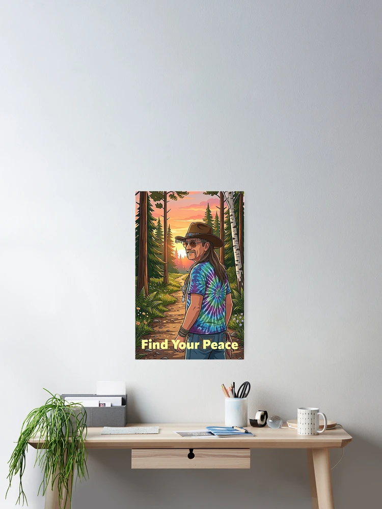 Thumbnail 2 of 3, Poster, Find Peace designed and sold by R.C.Arts.