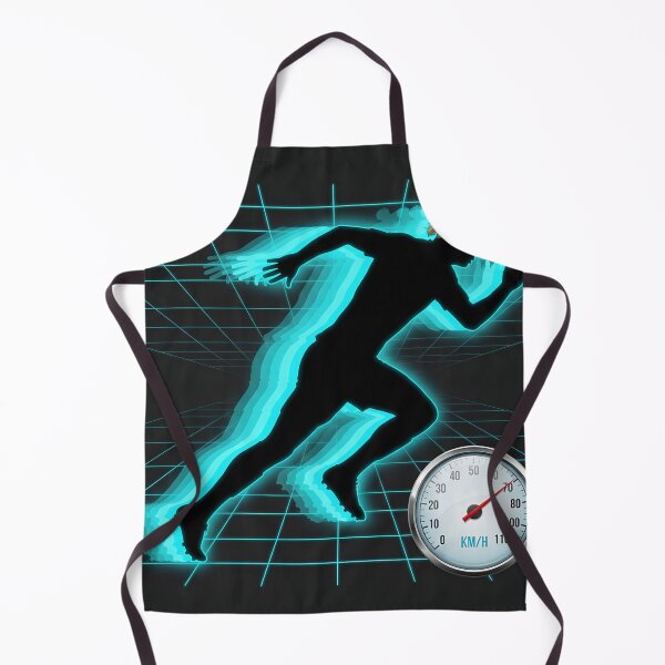Item preview, Neon Speed Runner Sprinting Athlete designed and sold by Lolik Designs.