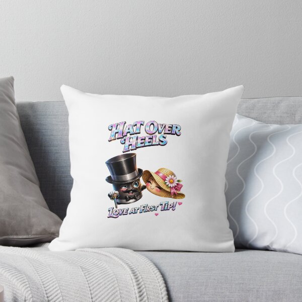 Item preview, Hat Over Heels – Gentleman Top Hat Falls for a Charming Straw Hat designed and sold by StakkaFu.