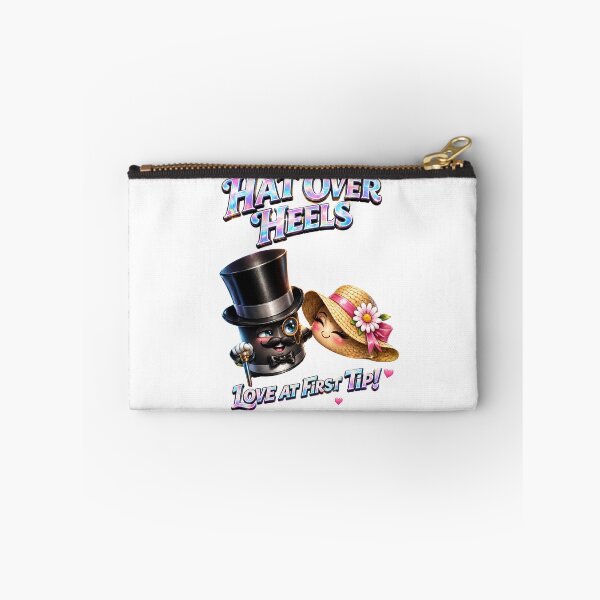 Item preview, Hat Over Heels – Gentleman Top Hat Falls for a Charming Straw Hat designed and sold by StakkaFu.
