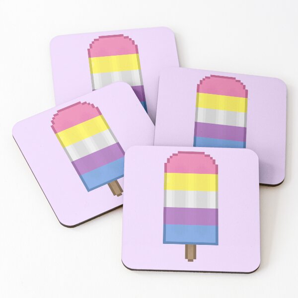 Item preview, Pixelart Bigender Pride Icepop designed and sold by Lilac-Cat.