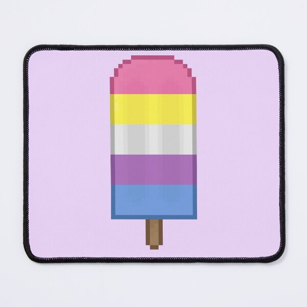 Item preview, Pixelart Bigender Pride Icepop designed and sold by Lilac-Cat.