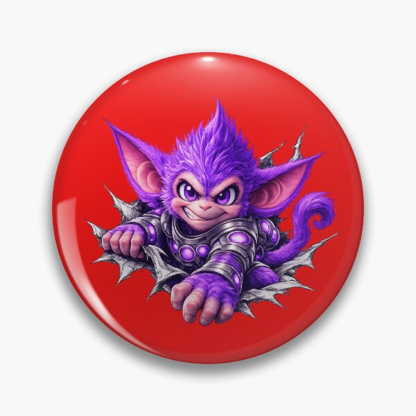 Item preview, Purple Space Monkey Breaking Through  middle of the ches T-Shirt designed and sold by Purpletoys.