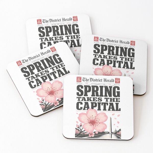 Item preview, Washington DC Spring Takes the Capital – Newsprint designed and sold by Fenay Designs.