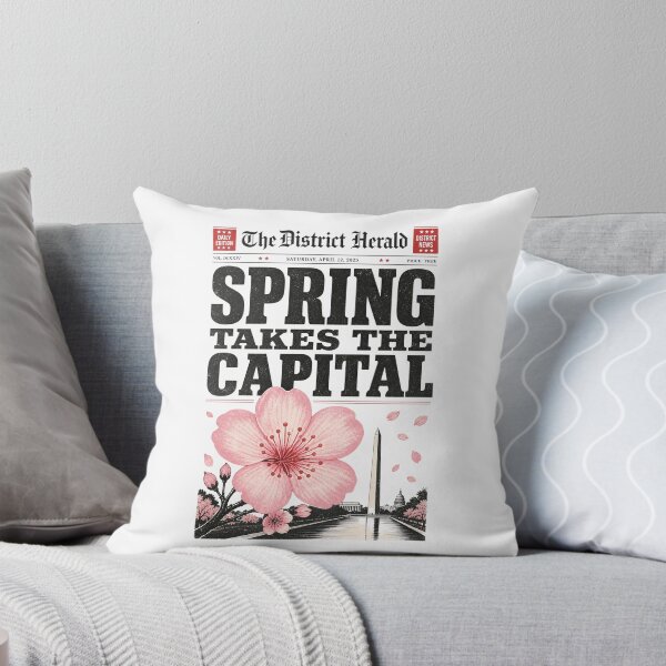 Item preview, Washington DC Spring Takes the Capital – Newsprint designed and sold by Fenay Designs.