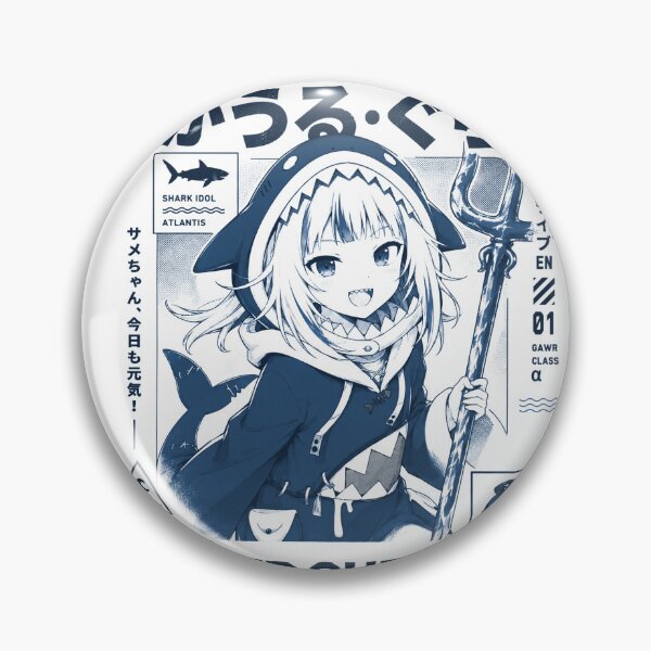 Item preview, Gawr Gura designed and sold by HappyGl.