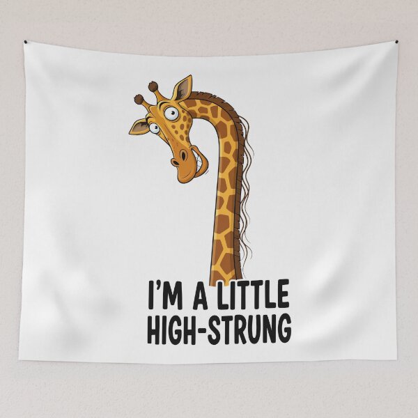 Item preview, Anxious Giraffe I Am A Little High Strung Funny designed and sold by Amir Faysal.
