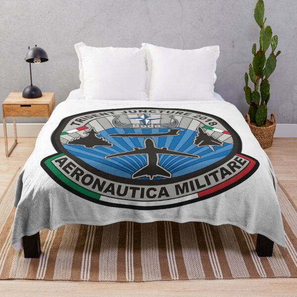 Item preview, NATO Trident Juncture 2018 Aeronautica Militare Patch designed and sold by CharlieDesings.