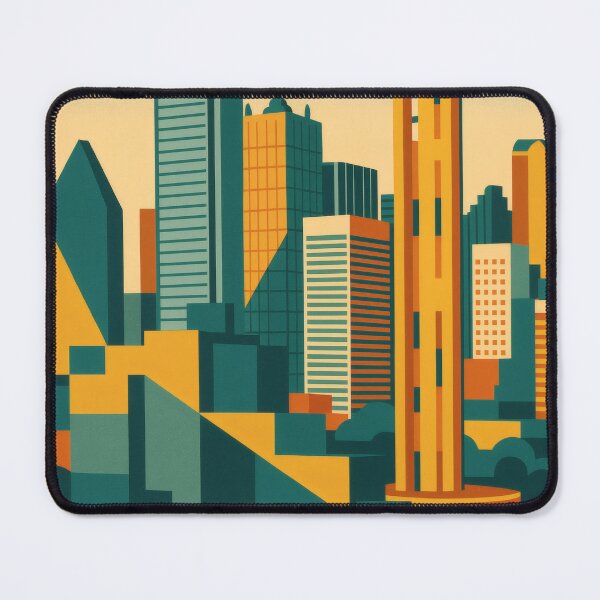 Item preview, Retro Pop Art Poster Illustration of Dallas | Bold Lone Star City Print with Reunion Tower, Margaret Hunt Hill Bridge & Downtown Skyline | Vintage Texas Travel Wall Art Decor designed and sold by PaintedPixels01.
