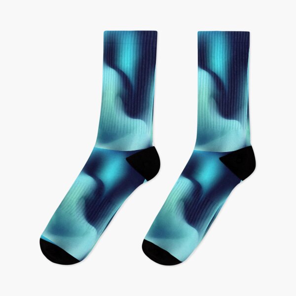Item preview, Deep Ocean Blue Fluid Gradient Waves designed and sold by MegzDesign.