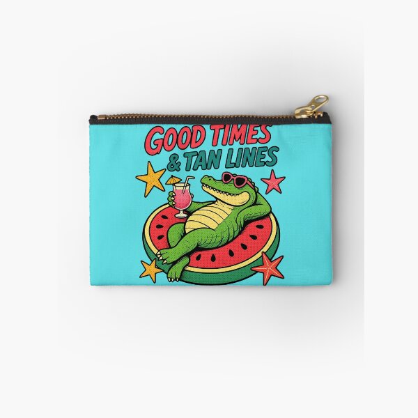 Item preview, Funny Gator Summer Vibes - Good Times And Tan Lines designed and sold by legendaryskins.
