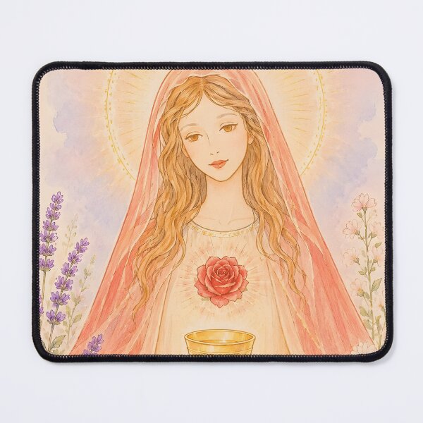 Item preview, Mary Magdalene at the Sacred Chapel in Glastonbury designed and sold by SoniaSarkali.