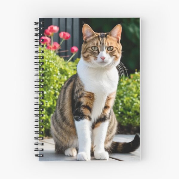 Item preview, Animals - Serene Tabby Cat, Portrait in a Sunny Garden designed and sold by World-Pets.