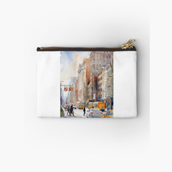 Item preview, New York City Street Watercolor Painting designed and sold by caracatita75.