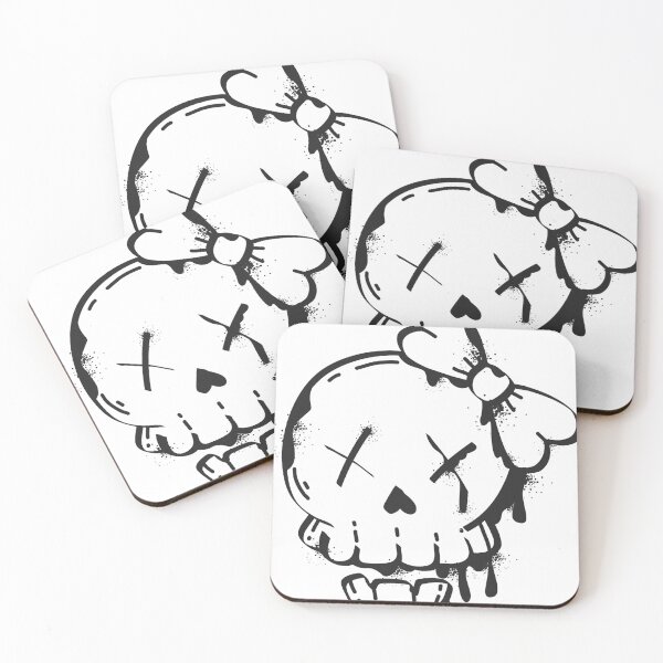 Item preview, Cute Bow Skull With Heart-Shaped Nose designed and sold by ndesigne.