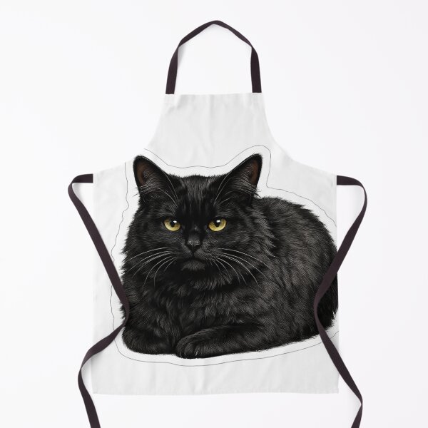 Item preview, Realistic Black Cat Loaf Sticker | Cute Fluffy Black Cat Die Cut Sticker | Cat Lover Gift designed and sold by Skedart.