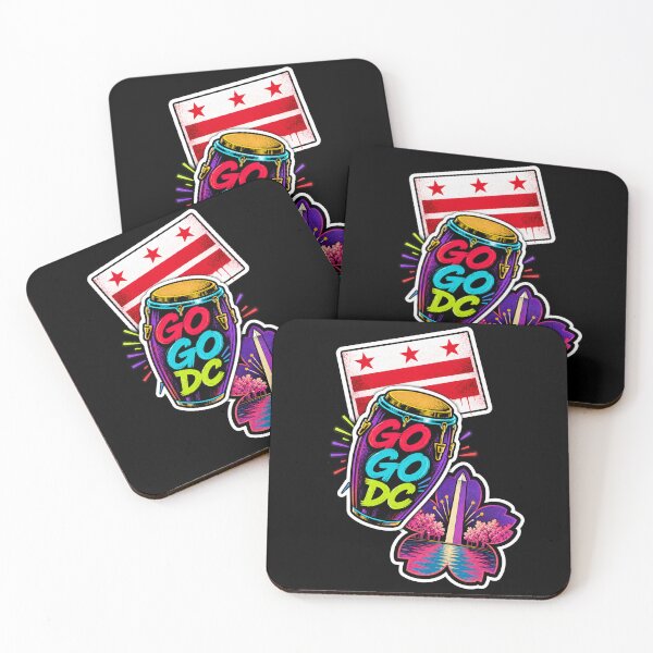 Item preview, Washington DC Go-Go – Colorful District Collage designed and sold by Fenay Designs.