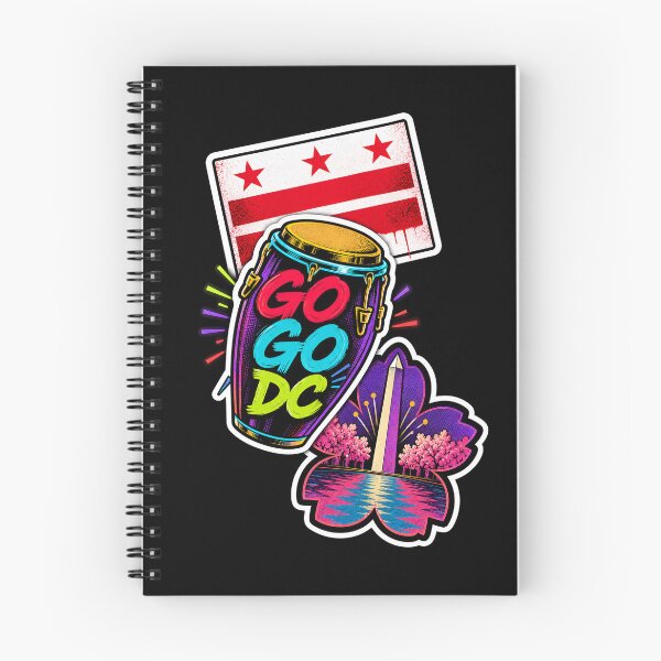 Item preview, Washington DC Go-Go – Colorful District Collage designed and sold by Fenay Designs.
