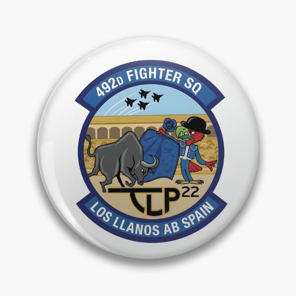 Item preview, USAF 492d Fighter Squadron TLP 2022 Spain Deployment Patch designed and sold by CharlieDesings.