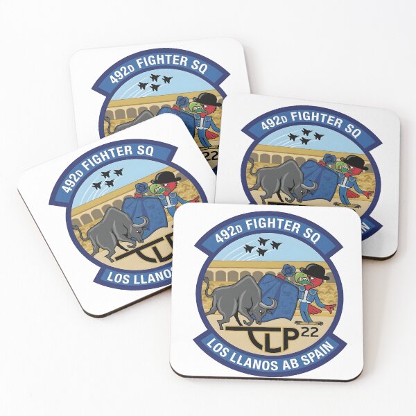 Item preview, USAF 492d Fighter Squadron TLP 2022 Spain Deployment Patch designed and sold by CharlieDesings.