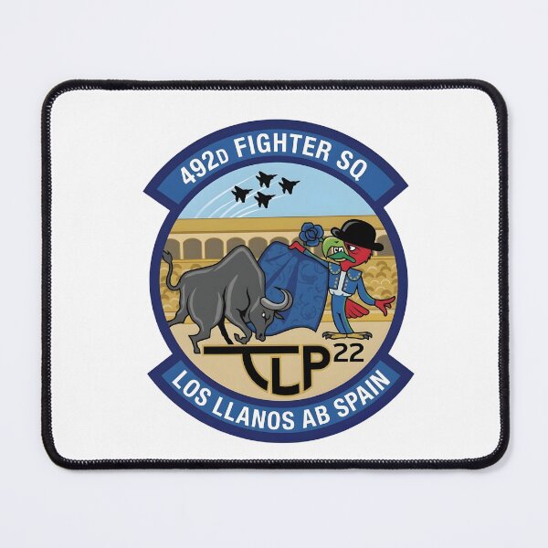 Item preview, USAF 492d Fighter Squadron TLP 2022 Spain Deployment Patch designed and sold by CharlieDesings.