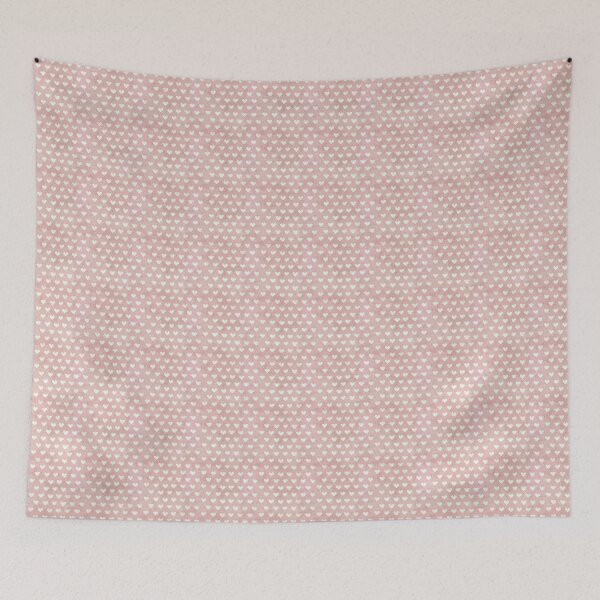 Item preview, Shabby Chic Pink Heart Polka Dot Pattern designed and sold by LouieVanille.