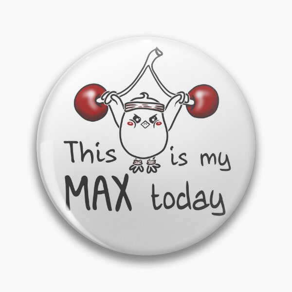 Item preview, This Is My Max Today | Funny Relatable Chick designed and sold by Samaya-.