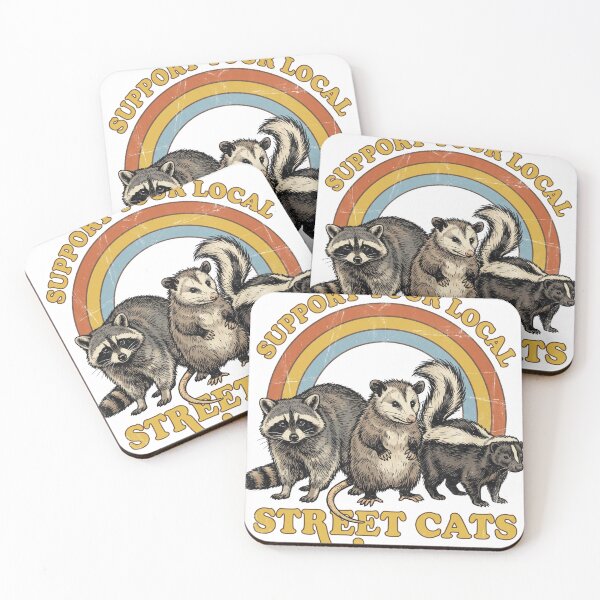 Item preview, Funny Urban Wildlife Street Cats designed and sold by amazsticker.