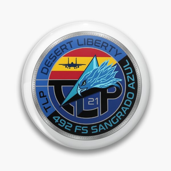 Item preview, USAF 492d Fighter Squadron TLP 2021 Spain Deployment Patch designed and sold by CharlieDesings.