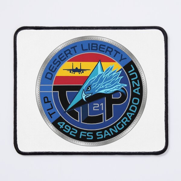 Item preview, USAF 492d Fighter Squadron TLP 2021 Spain Deployment Patch designed and sold by CharlieDesings.