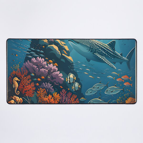 Item preview, Ocean Soul – Retro Tropical Sunset Illustration designed and sold by Spirit of Siam.