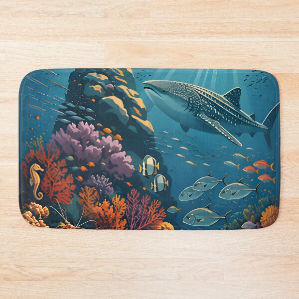 Item preview, Ocean Soul – Retro Tropical Sunset Illustration designed and sold by Spirit of Siam.