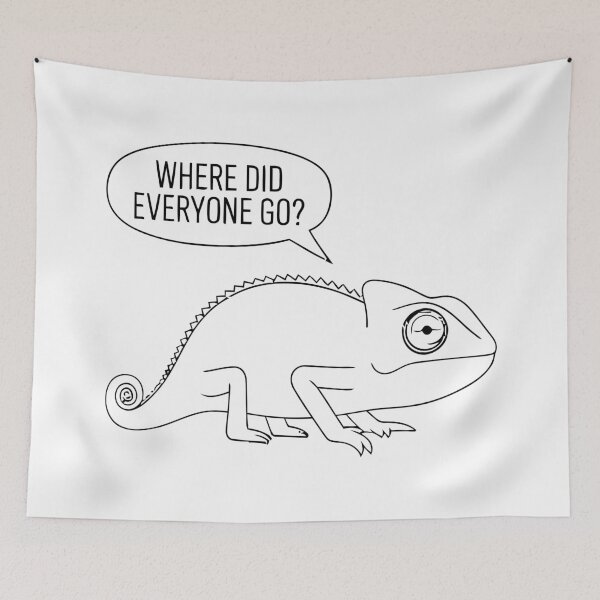 Item preview, Invisible Chameleon Camouflage Where Did Everyone Go designed and sold by Amir Faysal.