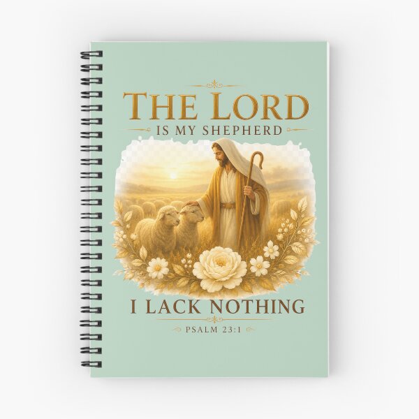 Item preview, The Lord Is My Shepherd, I Lack Nothing | Psalm 23:1 Christian T-Shirt/ Christian Apparel designed and sold by KINGDOM GOLD STUDIO.