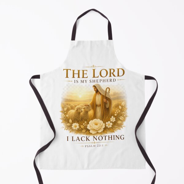 Item preview, The Lord Is My Shepherd, I Lack Nothing | Psalm 23:1 Christian T-Shirt/ Christian Apparel designed and sold by KINGDOM GOLD STUDIO.