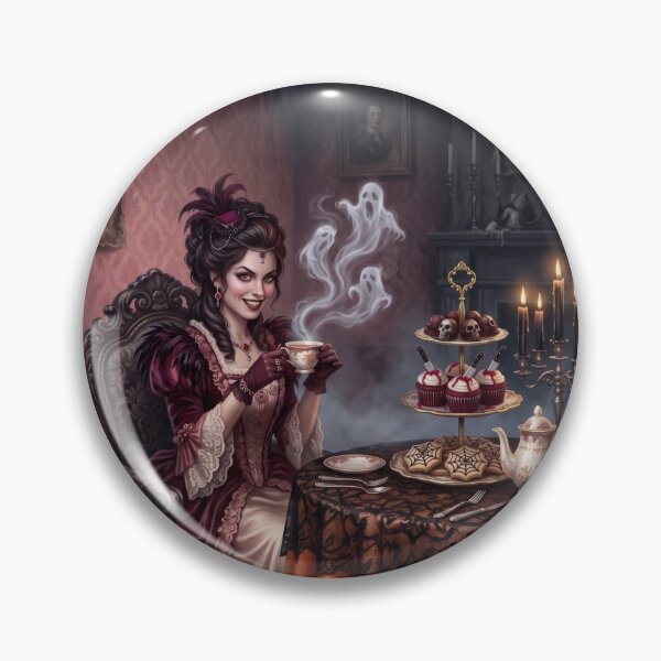 Item preview, Gothic Victorian Lady Tea Party designed and sold by AnnArtshock.
