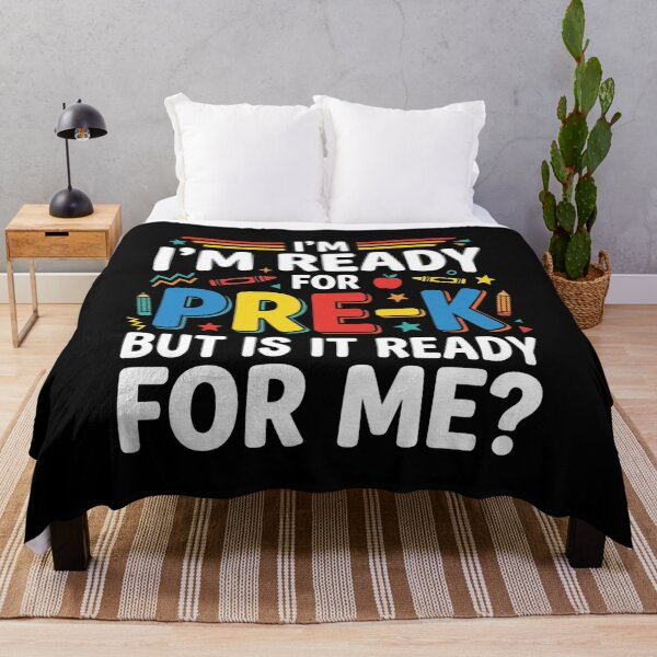 Item preview, I'm Ready for Pre-K But Is It Ready for Me? Back to School T-Shirt | Cute First Day of School Graphic Gift designed and sold by Trendably.